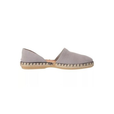 Eric Michael Olivia Whipstitch Jute Espadrille D'Orsay Suede Loafers Size 7
