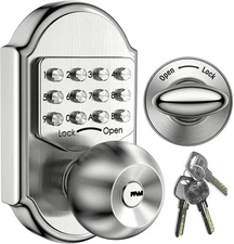 Keyless Entry Door Lock - Door Locks with Keypads, Deadbolt Lock Keypad Door ...
