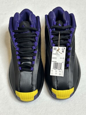 Adidas Kobe Crazy 1 Lakers Away Basketball Shoe Sneaker FZ6208
