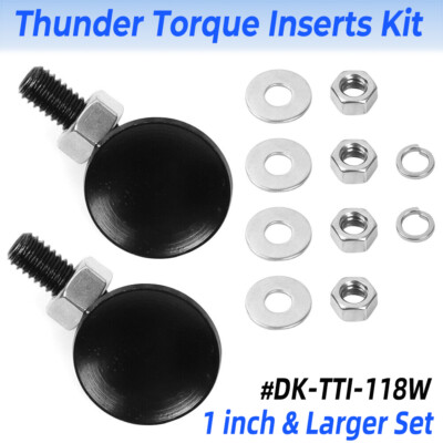 Thunder Torque Inserts Fits 1'' Diameter & Larger Set DK-TTI-118W Stainless Steel
