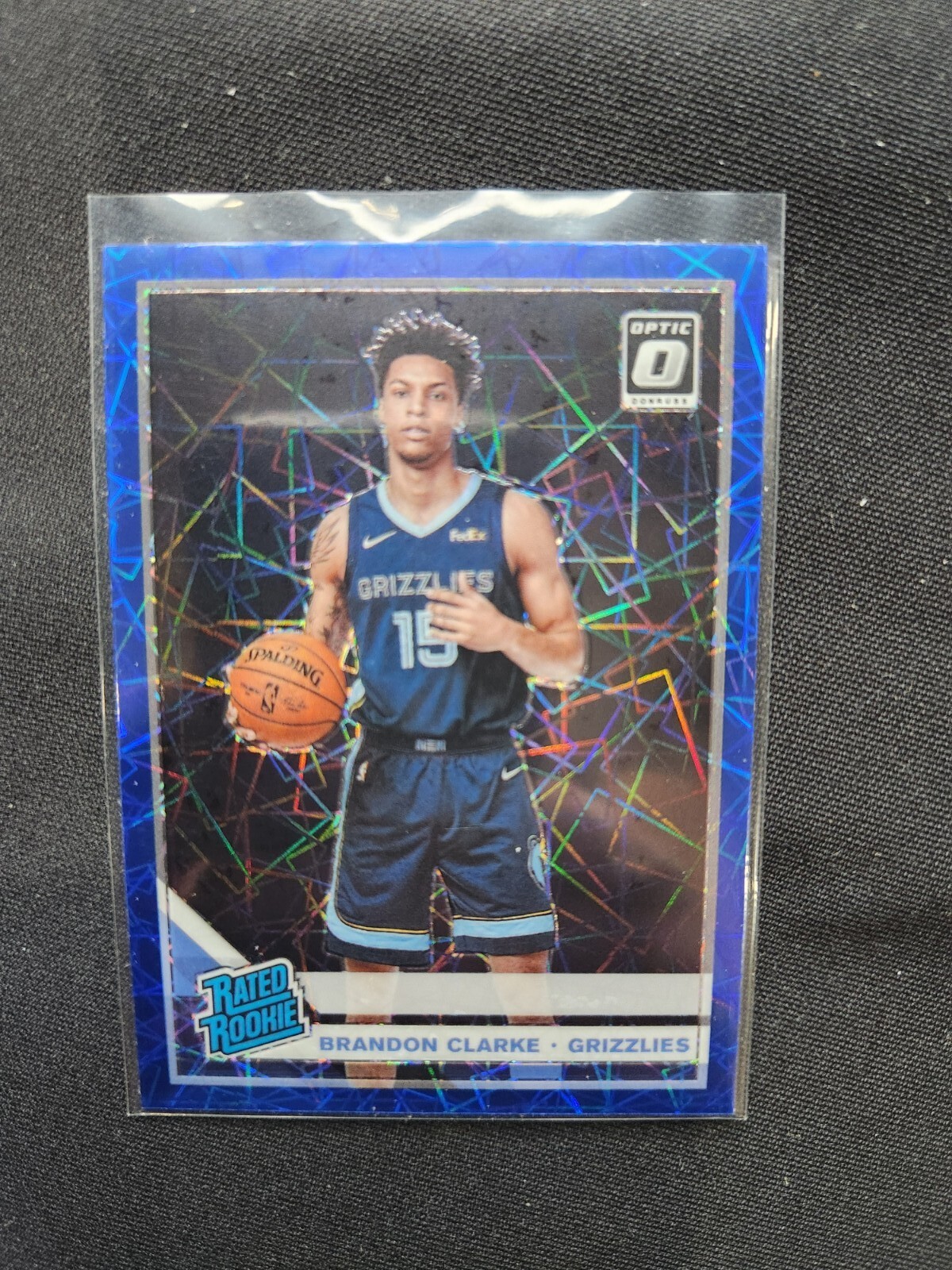 2019-20 Panini Donruss Optic Basketball Brandon Clarke RC Blue Velocity #194