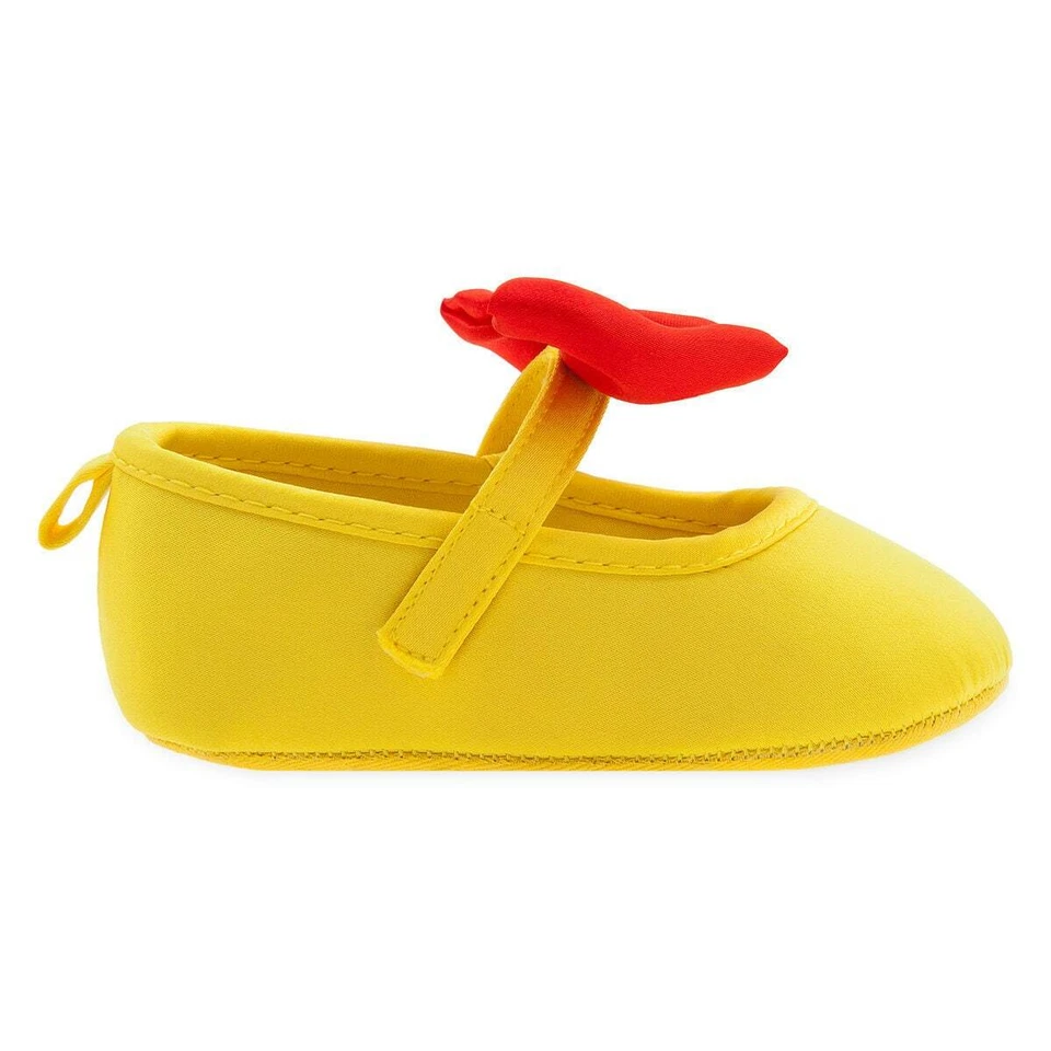 NUEVO Disney Store Blancanieves Bebé Disfraz Zapatos Amarillo muchas tallas Foto 3 de 3