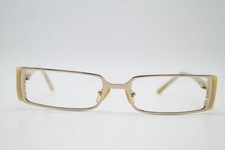 Occhiali vintage exte EX19501 oro marrone montatura angolare eyeglasses