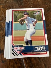 8x WESLEY SCOTT 2017 Panini Stars & Stripes LOT Team USA RC #64