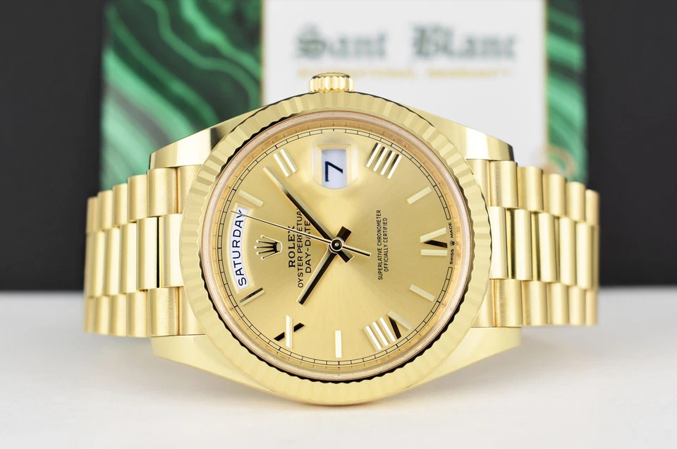ROLEX - 40 мм 18k золото день Дата 40 президент шампанское римский 228238 - SANT BLANC - Изображение 4 из 4
