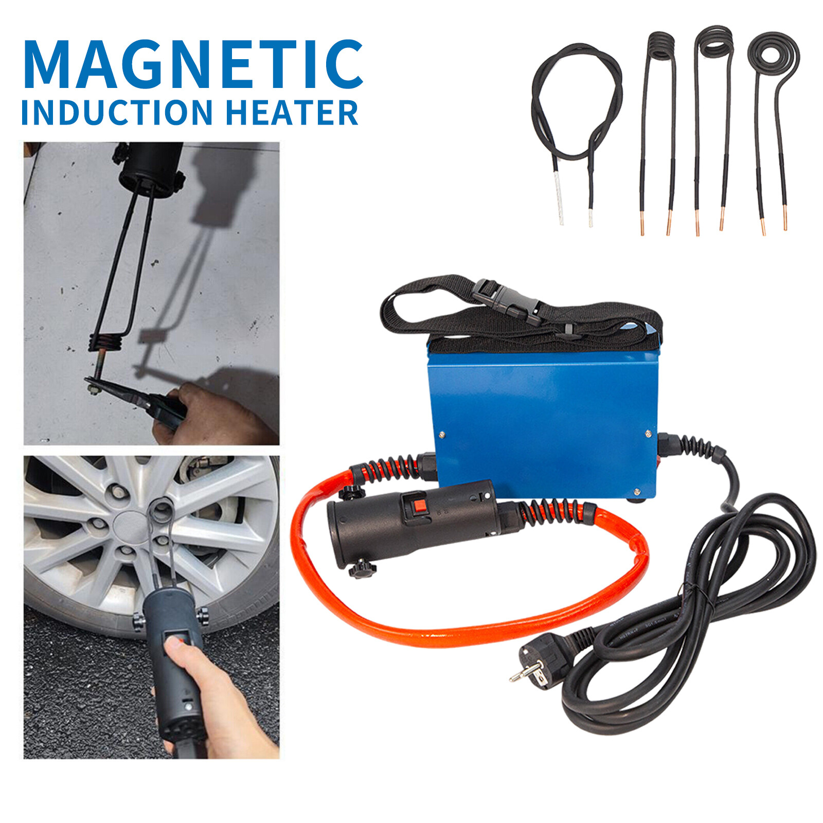 1500W Magnetic Induction Heater Kit Auto Flameless Heat Machine w/ Boxed UK  Plug | eBay