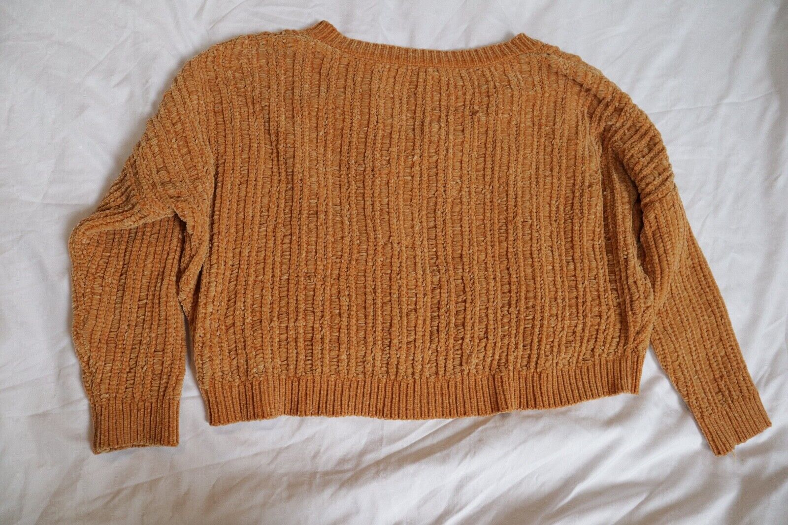 Wild Fable Orange Soft Knit Sweater Size S Croppe… - image 6
