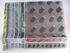 9 Different Designs Of Printed Vellum Paper 404x296mm, Cardmaking AM407