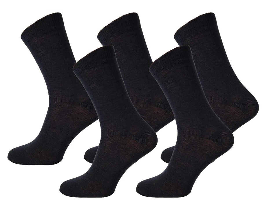 5 packs Men Classic Breathable Cotton Calf Socks Everyday Work Socks Lab