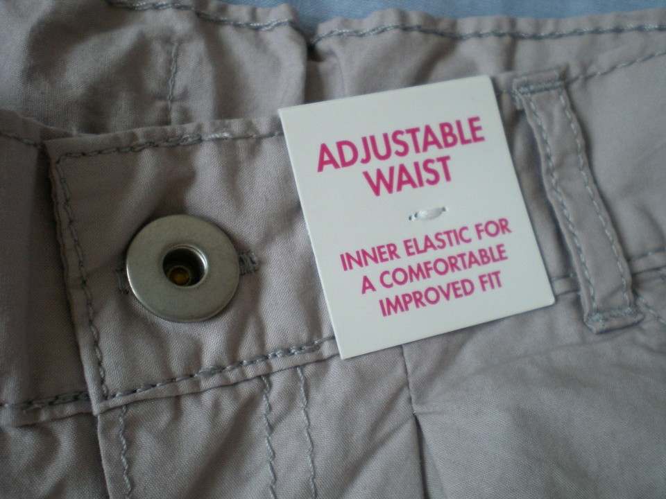 M&Co Grey Trousers Girl Dots Embroidery Pants Kids Size 5 Years 100