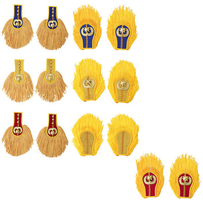 Drum Horn Band Epaulet Tassel Shoulder Badge Clothing Accessory Performance
