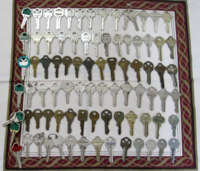#1 Mixed Lot of 85 House, Car, Other Keys: ACE Axxcess Abus Hillman Master ilco