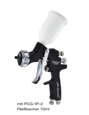 IWATA AirGunsa impact junior AZ4 HTE-S Fließbecherlackierpistole 70ml, 0,8-1,2mm