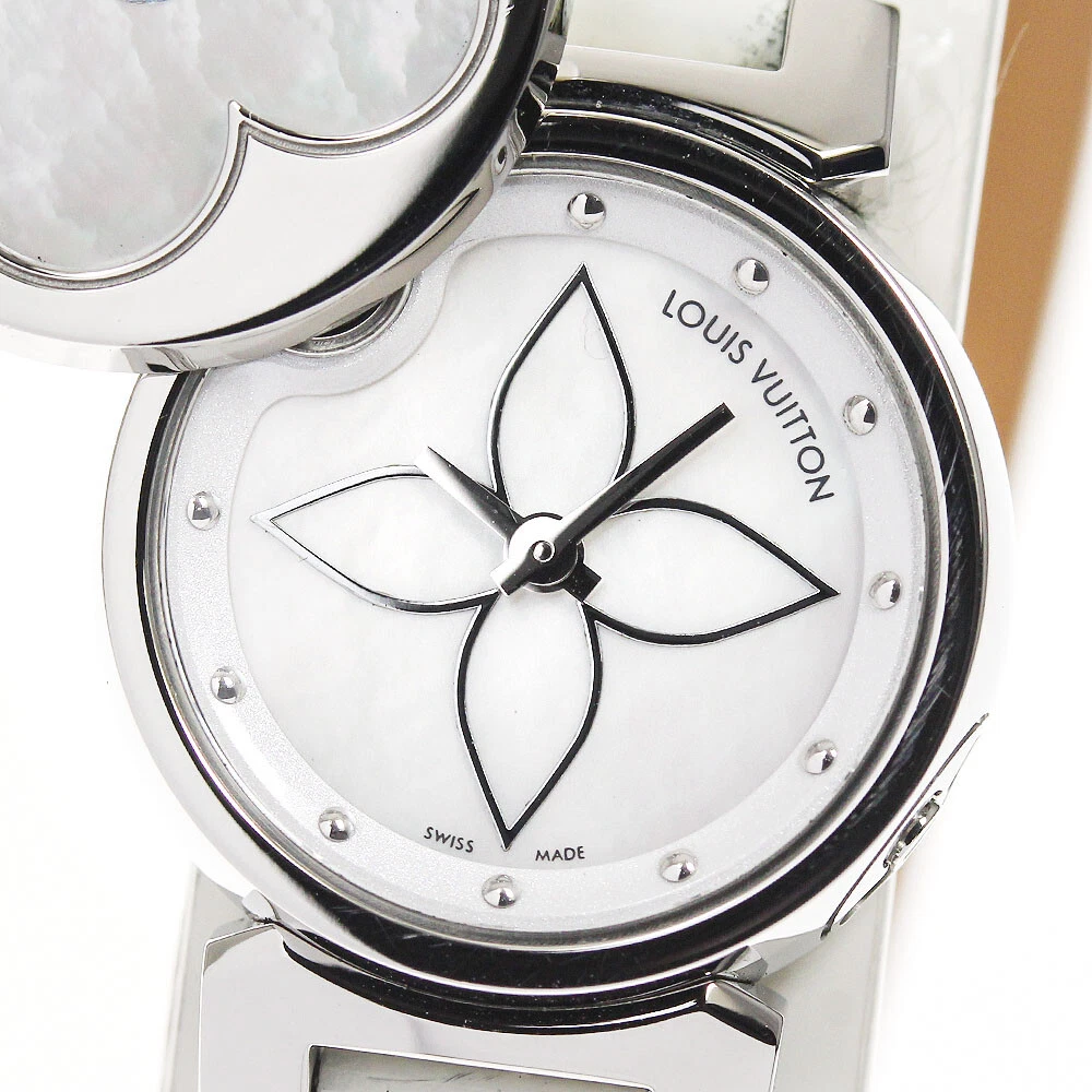 Louis Vuitton Tambour Bijou Stainless Steel Quartz Watch