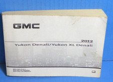 12 2012 Gmc Yukon Denaliyukon Xl Denali Owners Manual