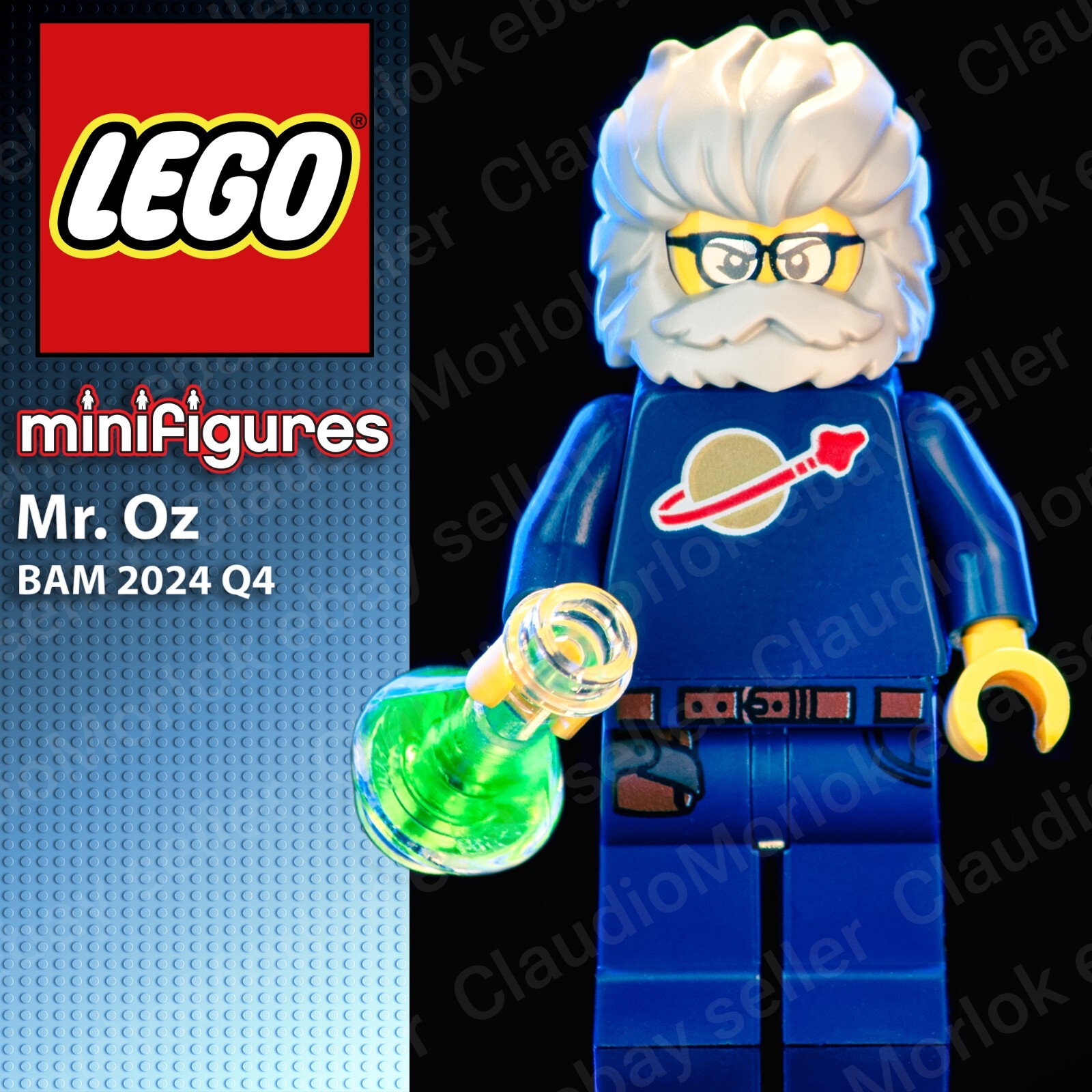 ⭐ LEGO Mr. Oz Minifigure BAM 2024 Q4 Dreamzzz Spaceman dark blue Space