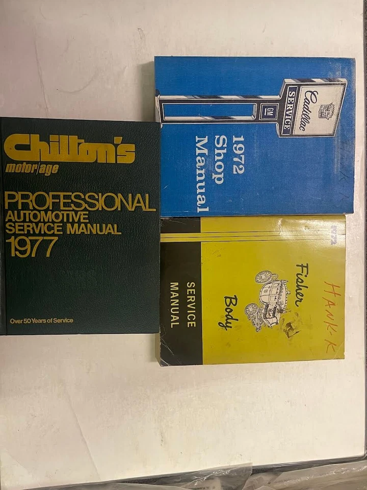 Cadillac Deville Seville Fleetwood Eldorado 1972 juego manual de taller de servicio Foto 4 de 4