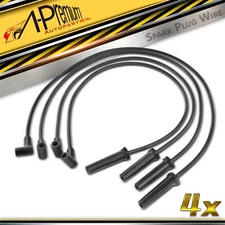 4x Spark Plug Wire Set for Chevrolet S10 GMC Sonoma 1998-2003 Isuzu Hombre 2.2L