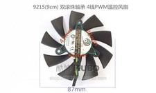 For MSI N460GTX N560 570 580 GTX HD6870 graphics card fan 12V 0.55A 4-pin 2 Ball