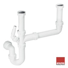 SK2 Sink Waste Kit Double Sink for Double Bowled or 1 and a Half Bowl Trap Kit