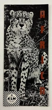 1960 KLM Royal Dutch Airlines Africa Tours Packages Vintage Travel Brochrue