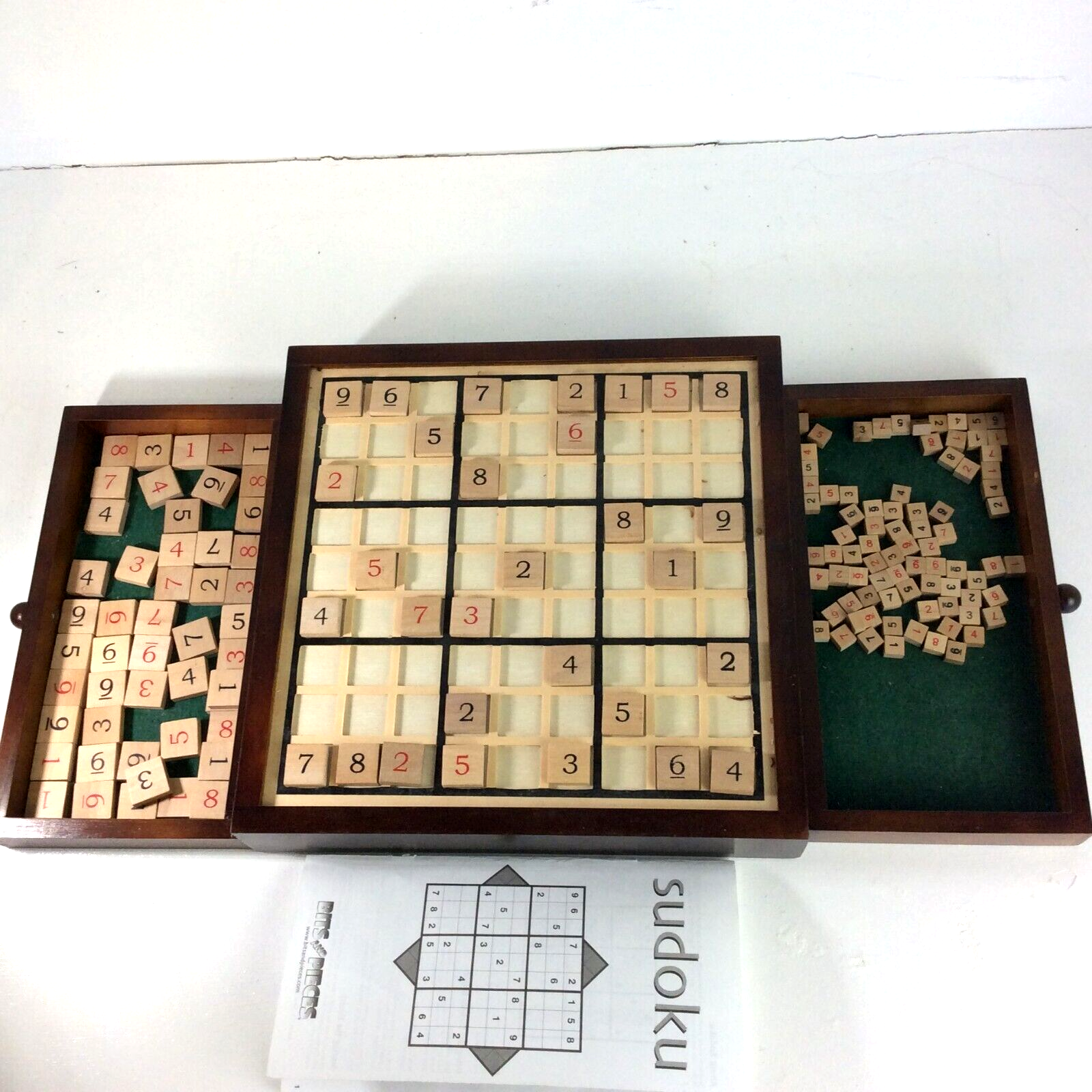 Bits and Pieces Deluxe Wooden Sudoku Board Game