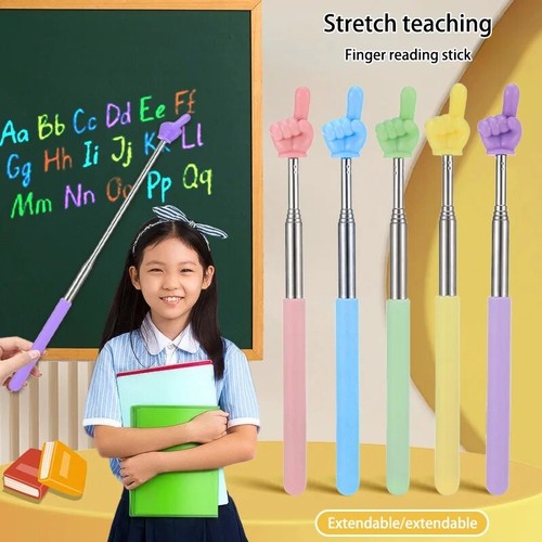 Telescopic Teachers Pointer, Mini Hand Pointers Finger Stick Handheld Pointer - Picture 3 of 13
