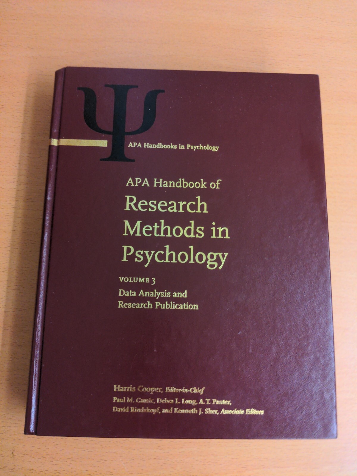 APA Handbook Of Research Methods In Psychology Vol 3 Harris Cooper 1st ...