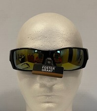 Sunglasses Fashion Design Black Wide Frame Dark Black Coated Mirror Lens UV 400