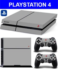 PS4 Themed Decal Sticker Skin for PS4 FAT Wrap Vinyl + Controller
