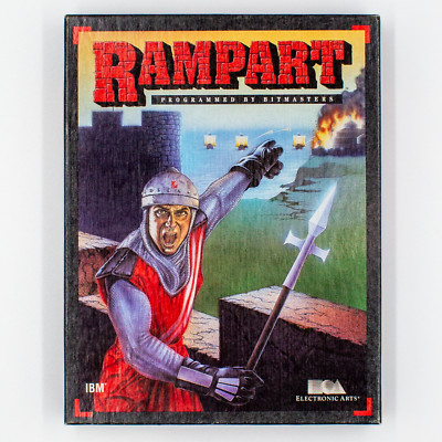 Rampart von Bitmasters/Electronic Arts IBM PC MS-DOS 3,5'' Disks Big Box SELTEN