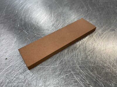 Made In US Aluminum Oxide India Bench Stone 6'' x 1-1/2'' x 3/8'' - Fine