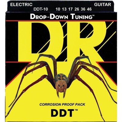 DR Drop-Down Tuning Electric Guitar Saiten Medium | Neu