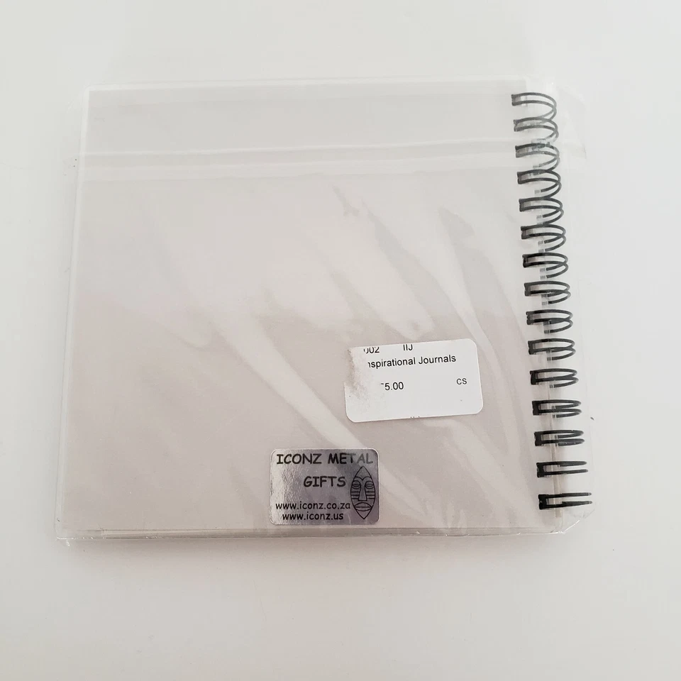 Spiral Journal Notebook "I Dream of an Africa..." Nelson Mandela - Metallic art - Image 3 of 3