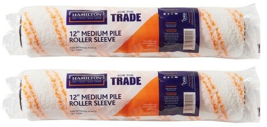 Hamilton For The Trade Decorating Walls 12"" Medium Pile Paint Roller Sleeve - Image 10