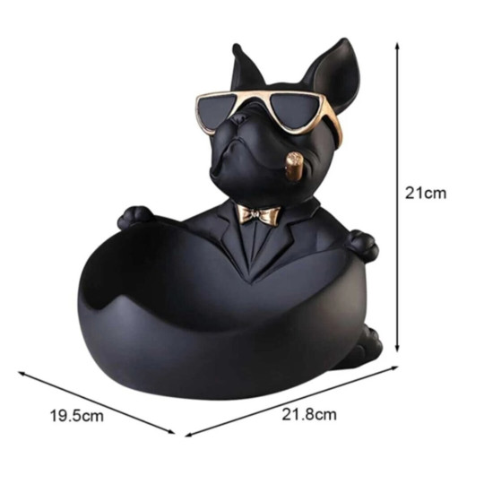 Bulldog Dog Decorative Sculpture/Bulldog Decor Dog Statue/	modern, sanat, dekor