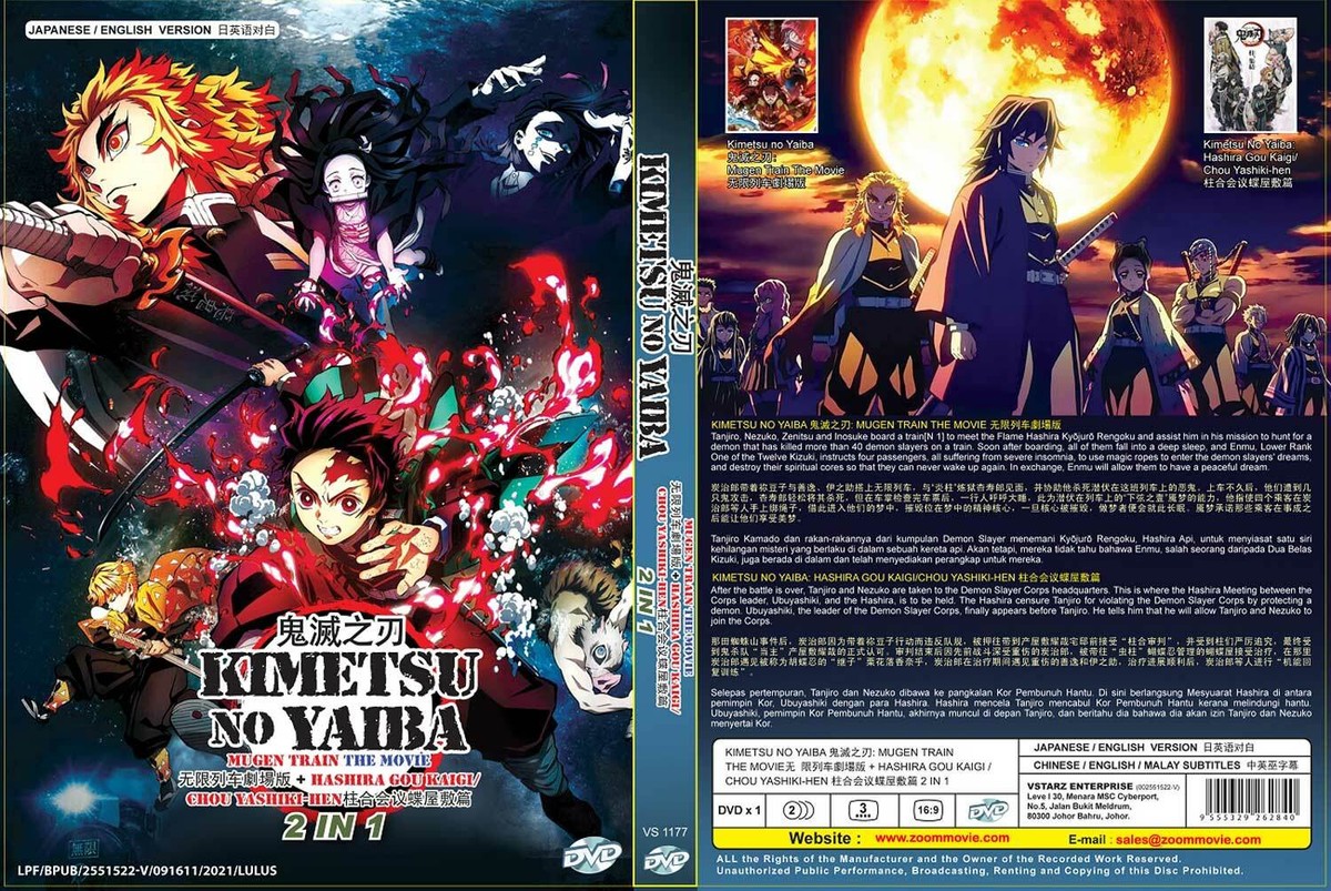 Demon Slayer Kimetsu No Yaiba The Movie: Mugen Train Anime DVD | eBay