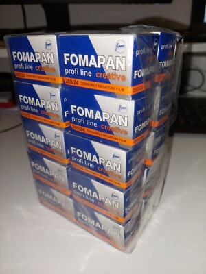 20x Foma Fomapan Profi line Creative 200/24 Black and White Negative film 35mm