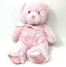 Baby Gund Pink My First Teddy Bear Soft 10" Plush Stuffed Animal Embroidered Eye