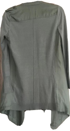 Mint Velvet Khaki Waterfall Long 