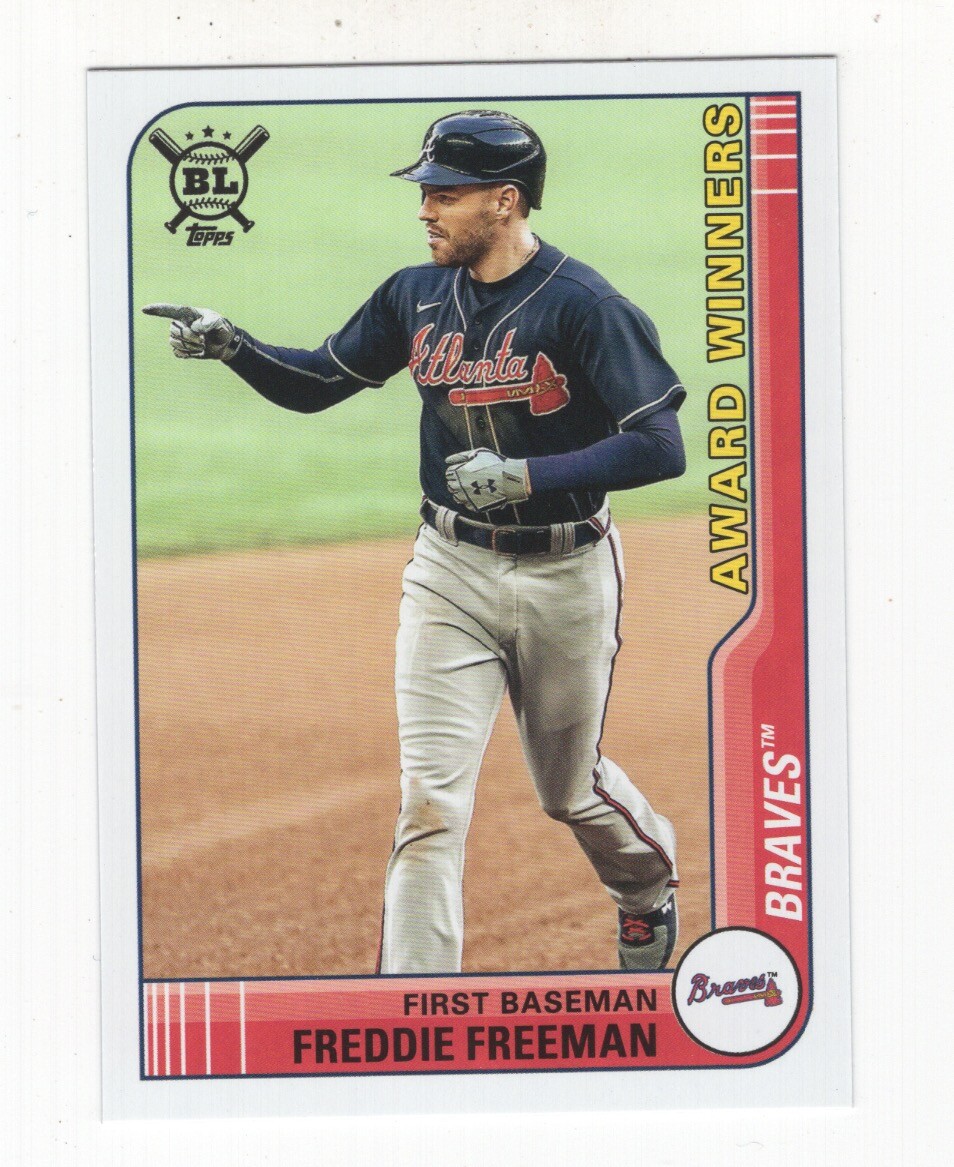 TOPPS MLBカード TRIBUTE FREDDIE FREEMAN ATLANTA BRAVES 43/50 #SOA-FF 送料無料 中古 IT1 c7752-bowman-vets-14-qty-2-
