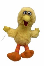 Vintage Playskool 13" Big Bird Plush 1986 Sesame Street Muppets Hasbro READ