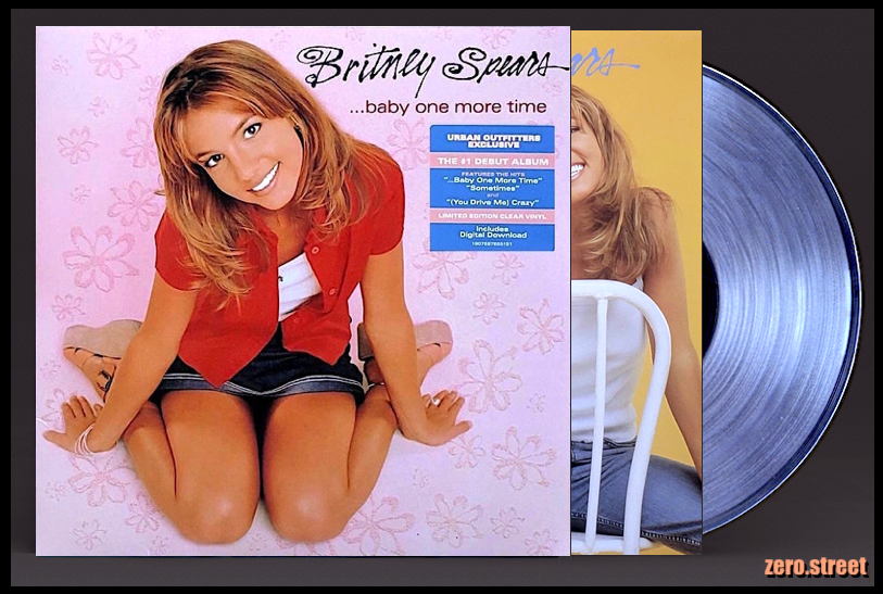 Britney Spears Baby One More Time Clear Vinyl LP RARE Limited