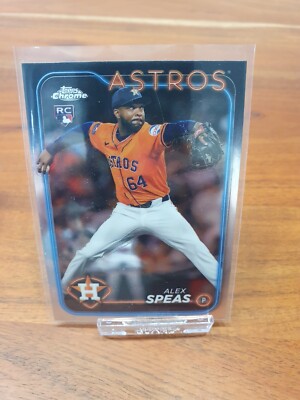2024 Topps Chrome Update Series Alex Speas Astros #USC175 Rookie-Karte 