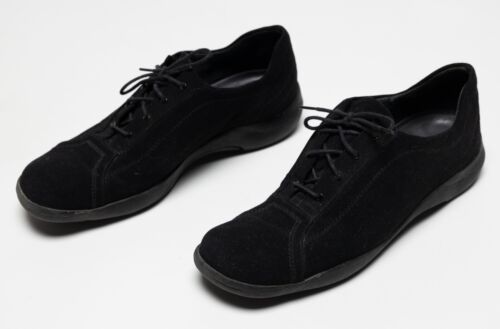 Women's Stuart Weitzman Black Casual Lace-Up Tennis Shoes Sneakers  M |  eBay