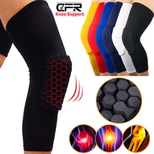 Honeycomb Pad Antislip Leg Knee Long Sleeve Basketball Crashproof Protector Gear