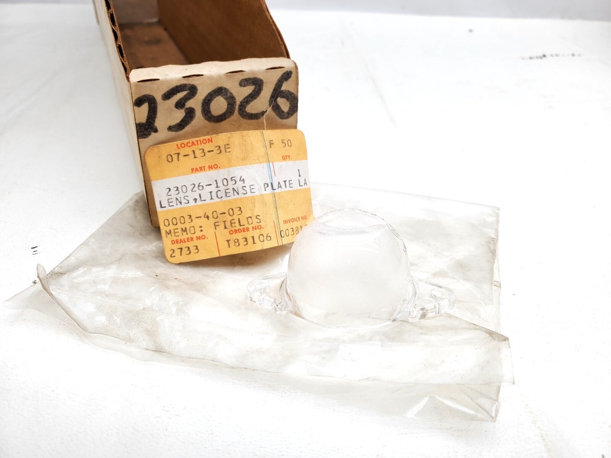 Kawasaki NOS NEW 23026-1054 License Plate Lamp Light Lens EX KL VN