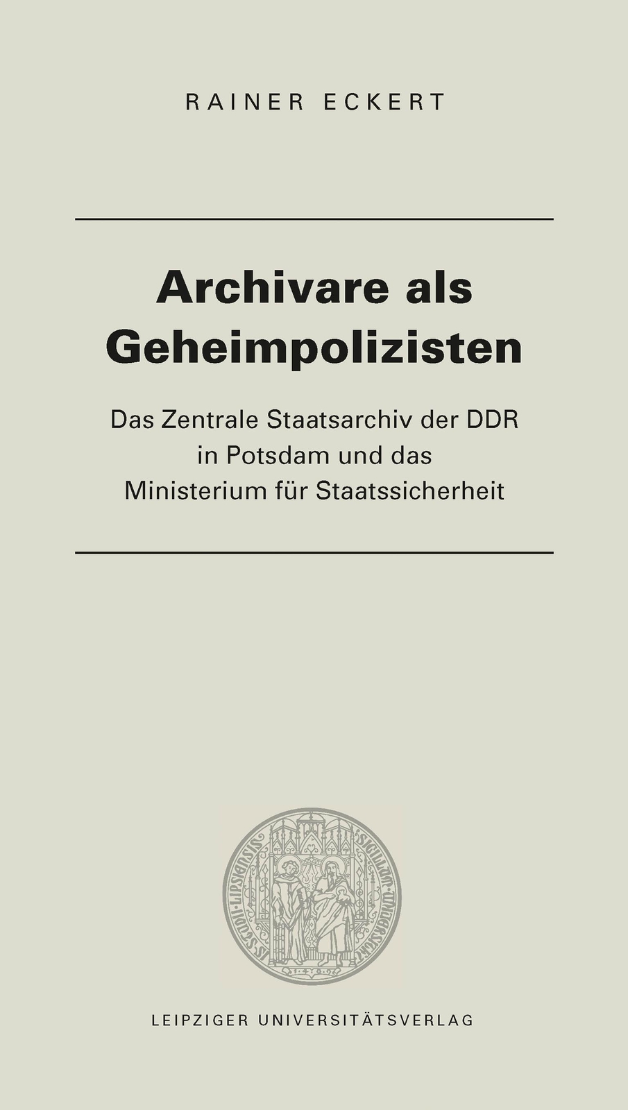 Thumbnail - Archivare Als Geheimpolizisten Eckert Rainer