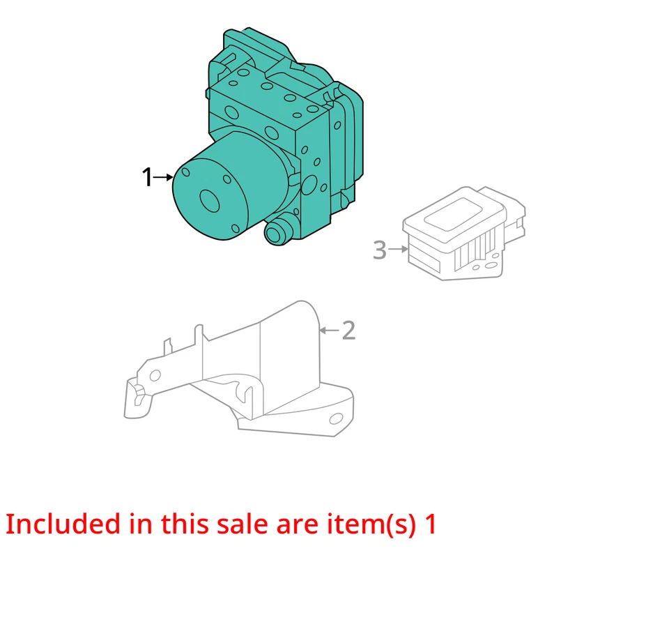 Pieza de freno antibloqueo ABS de fabricante de equipos originales sin frenado automático se adapta a 17 CADENZA 1276750 Foto 3 de 4