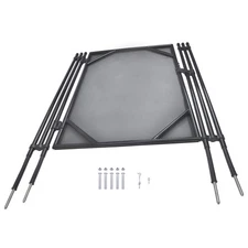 Pool Fence Gate 4 X 2.5 FT Pool Safety Gate for Inground Pools With Manual Lock